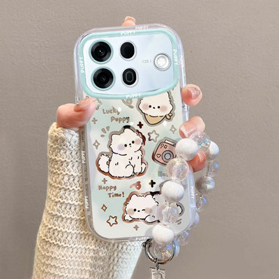 适用OPPOA7PROMAX镜面小狗手机壳