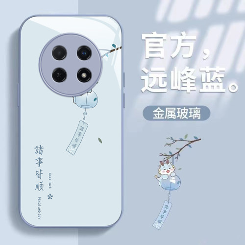 适用华为畅享70pro手机壳80新款90promax畅享60诸事皆顺畅享50plus防摔30E可爱女外20e简约玻璃高级镜头全包