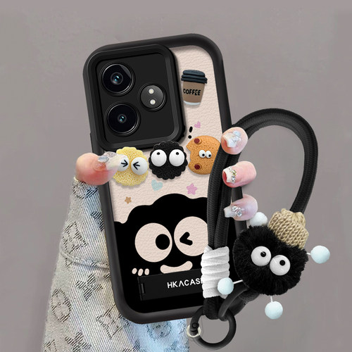 真我GT系列咖啡煤球手机壳