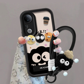 适用vivos20 12高级感s10e男女9软外壳s6卡通手机套 pro咖啡煤球超火s16硅胶s15e 19pro手机壳18情侣新款 s17t