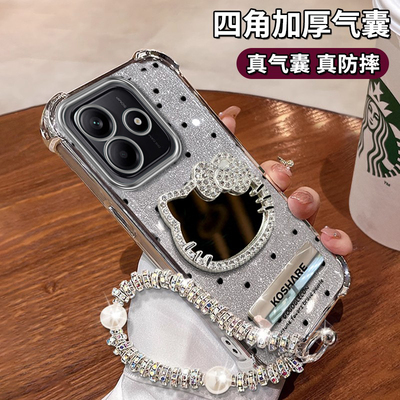 适用红米note系列波点猫手机壳