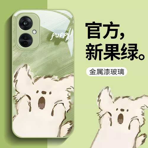适用OPPOK系列惊讶小狗手机壳