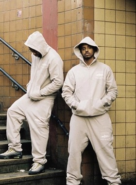 Corteiz 灰色拉链套装Superior V2 Zipper Set套装卫衣欧美男女款