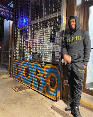 连帽卫衣套装Chenille街头潮牌