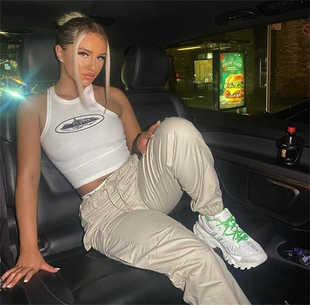 Corteiz高街美式恶魔岛印花短款女士背心欧美辣妹贴身紧身百搭潮