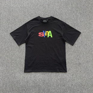SYNA 字母印花短袖男女款 FEEDBACK PRINTED TEE 宽松圆领套头T恤
