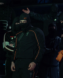 Trapstar亮线风衣夹克套装UKDRILL欧美明星同款运动街头嘻哈街头