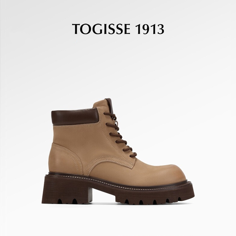 磨砂皮2024秋季新款女鞋TOGISSE