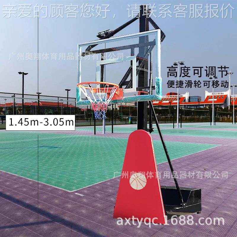 少年成人升降篮青球架 外家轮用篮球架 幼儿移动升降园儿户童可扣