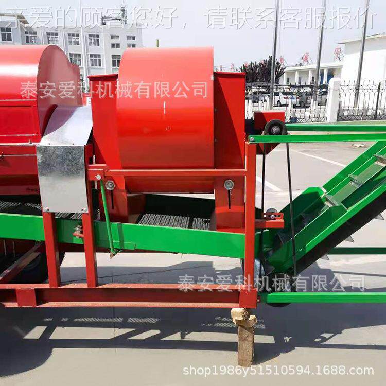 湖南长沙花机生摘果果秧分离WMJ机拉后输机出轴链接自拖动装车