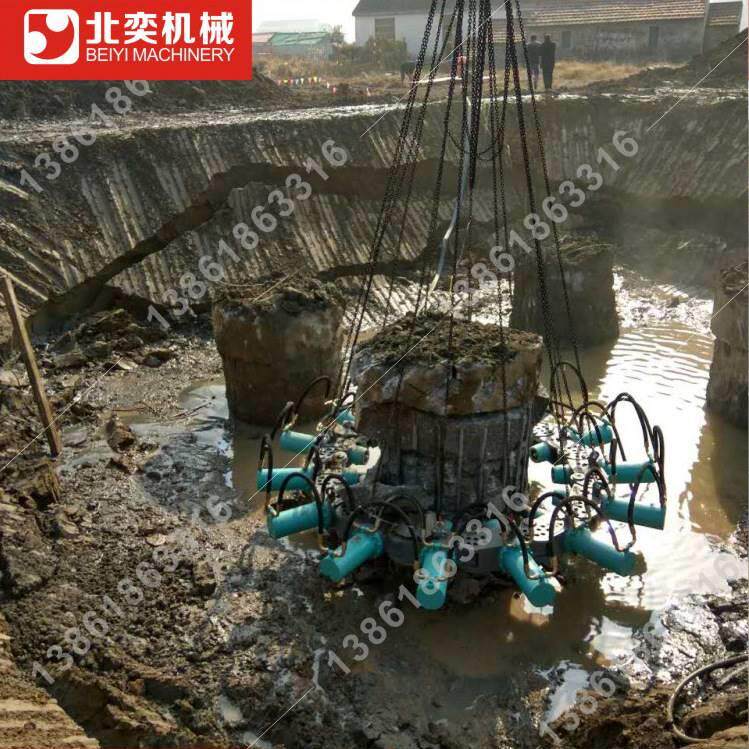 基坑桩头破桩机 模块破桩机 高铁桩截桩机