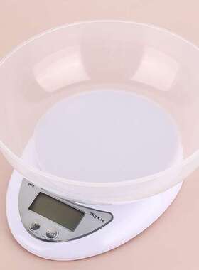 B05高精度厨房电子秤带托盘家用烘焙食品克称货源厨房秤
