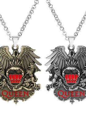 欧美外贸饰品英国摇滚乐队Queen皇后乐队标志吊坠项链挂件