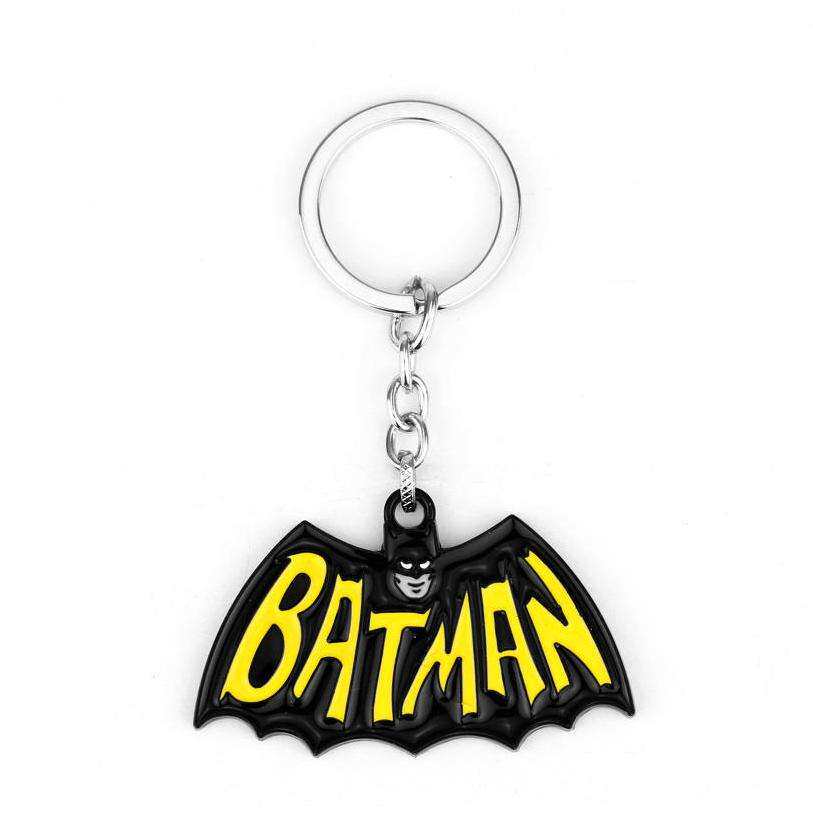 复仇者联盟蝙蝠侠Batman字母钥匙扣卡通超人挂件包包挂饰品