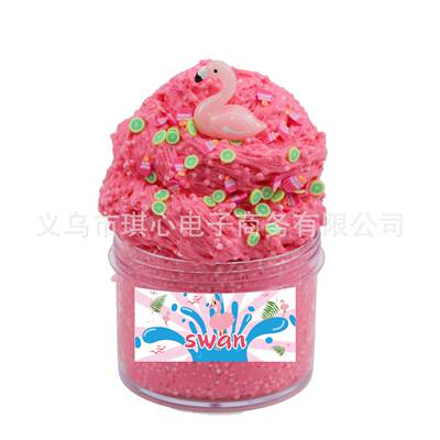 2025新款AMZ泡沫史莱姆黄油泥牛头胶水晶泥拉丝泥slimekit