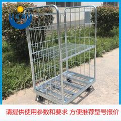 镀锌U型欧式物流台车 角钢台网片物流车 超市理货车 周转车拣货车