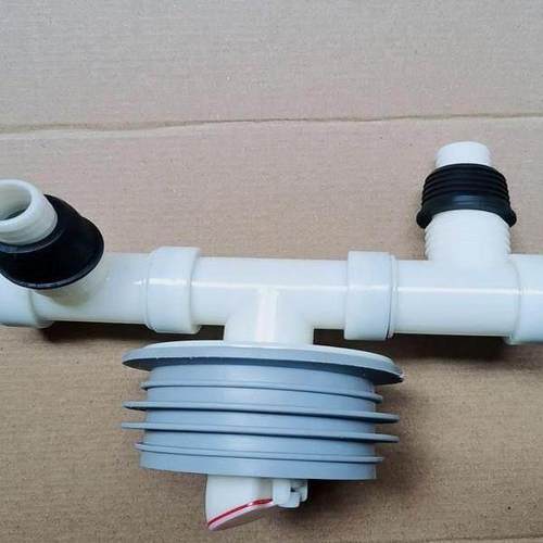 90管道下水三通一分二路密封塞接头下水管防臭三头通双排两用出水