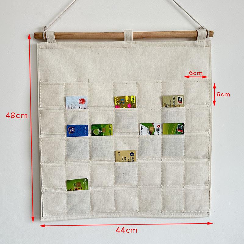 韩国手工立体式儿童园晨检卡袋6x6cm口袋尺寸卡片袋北欧风格收纳