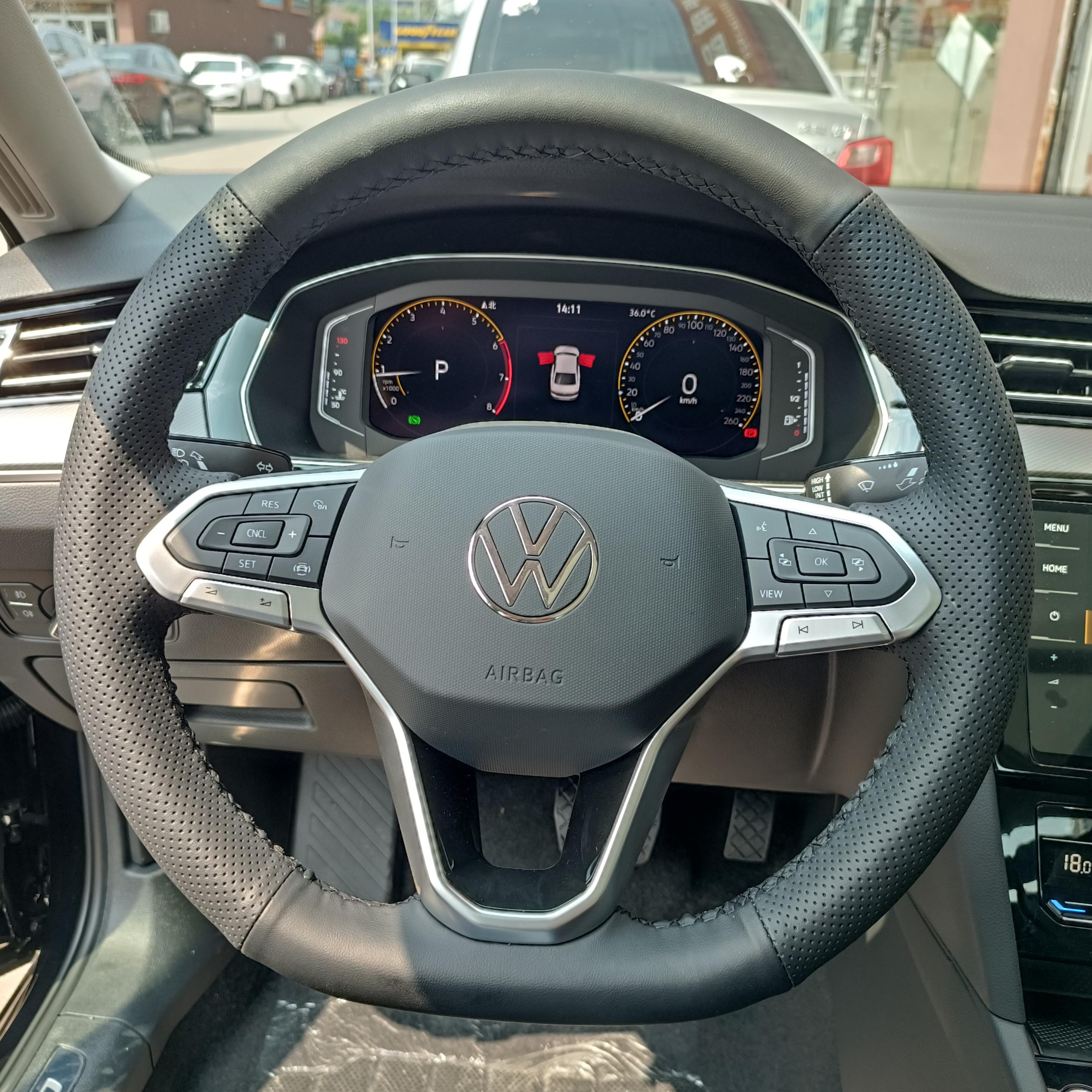 2024款大众新朗逸迈腾宝来速腾高尔夫8pro途观CC专用手缝方向盘套