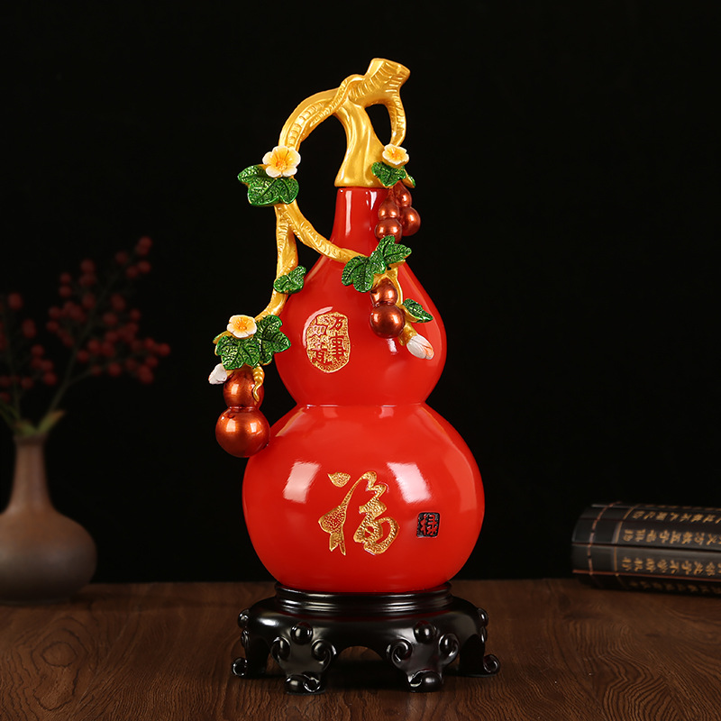 五福临门葫芦摆件招财客厅入户玄