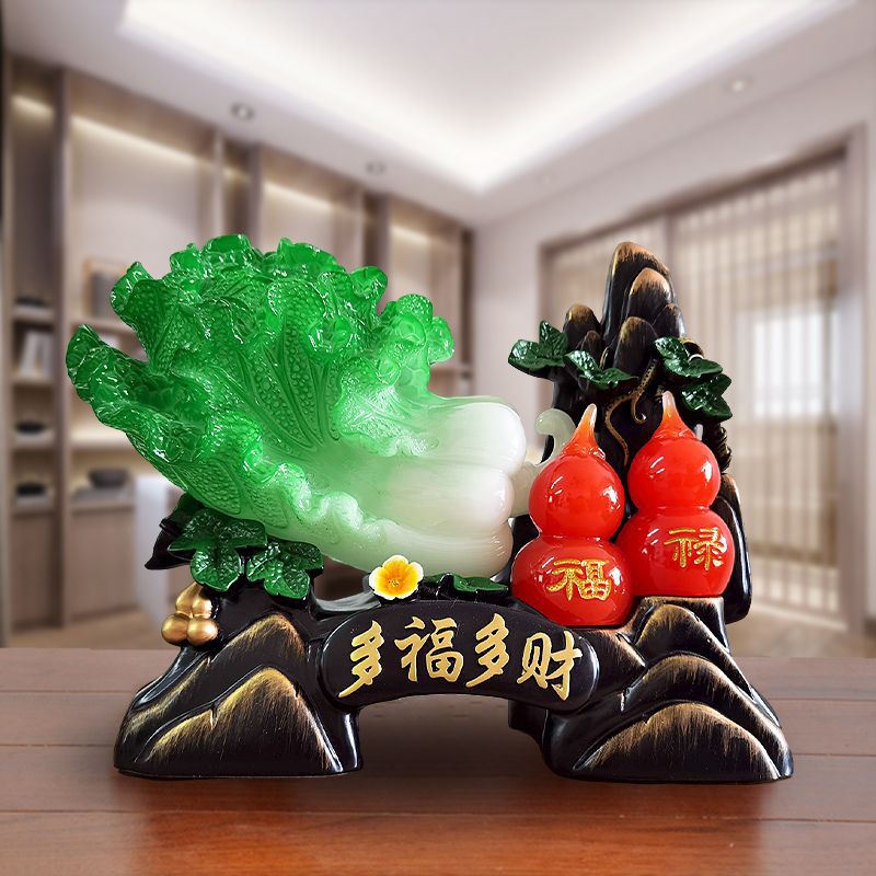 搬新家入户玄关葫芦元宝客厅电视