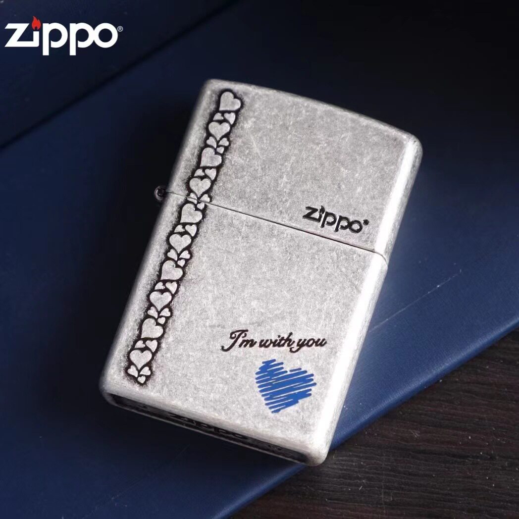 zippo芝宝zopo打火机zop正版ziop煤油zioop防风zip限量zp古银蓝心