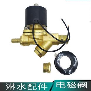 货车滴水刹车汽车淋水器配件合金电磁阀带滤网放水开关电子阀24V