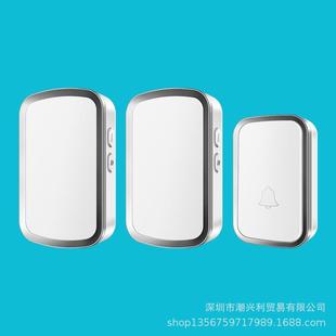 防水门铃无线家用接收器不用电池智能远距离电子遥控一拖二防水