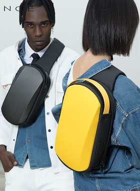 班歌Bange胸包男士运动腰包机能包包多功能休闲情侣单肩斜挎包女