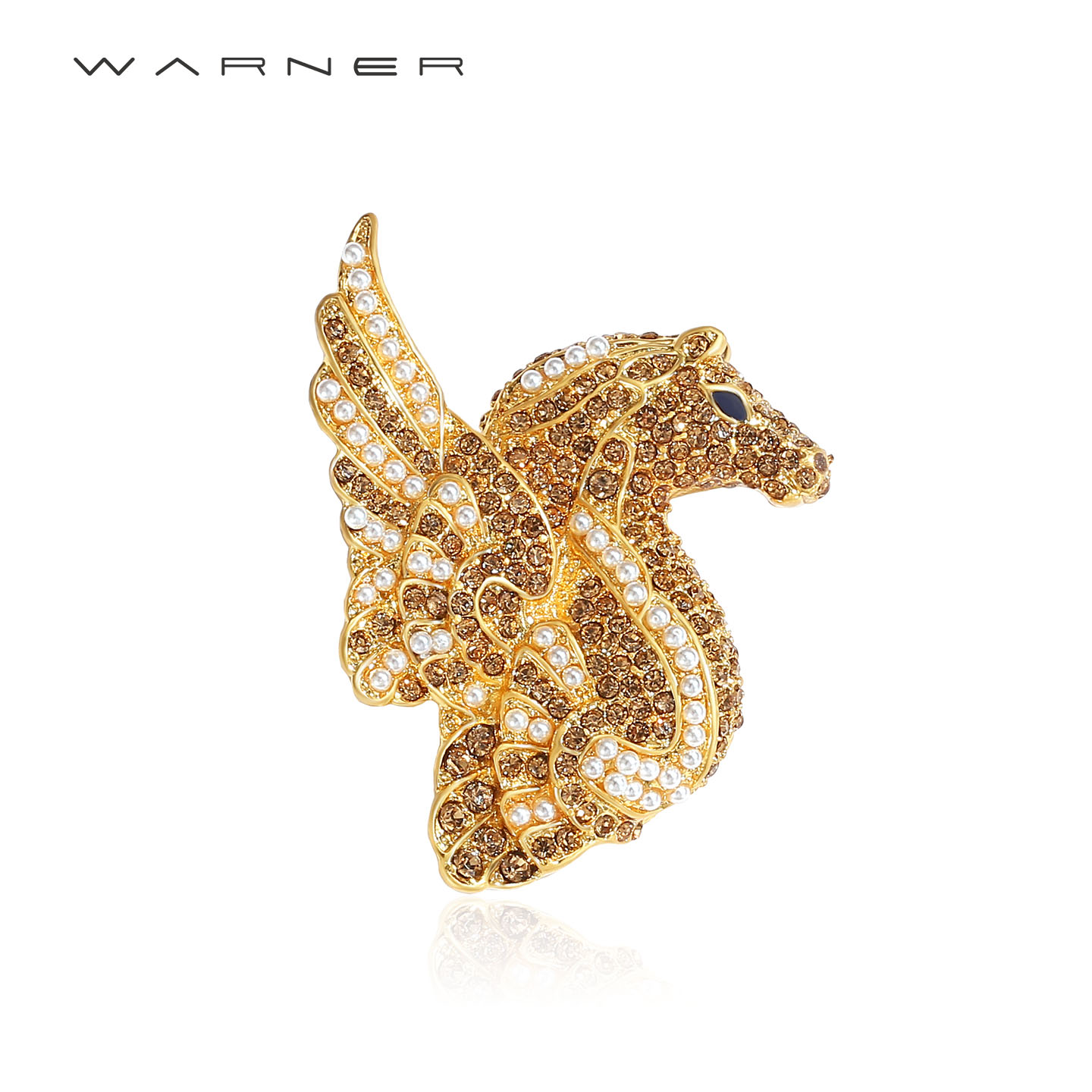 JosephWarner中古珀伽索斯胸针宫廷风高档设计宴会礼服款西装胸花