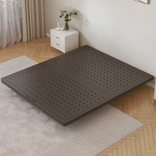 洞洞板碳钢悬浮床架榻榻米可定制