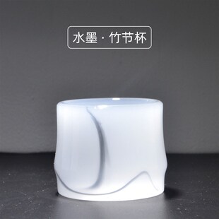 七彩品茗杯琉璃玉瓷主人杯个人杯单杯玻J璃小茶杯彩色琉璃玉茶具