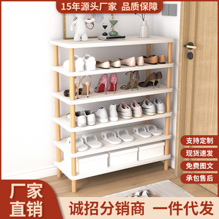 鞋架子家用门口楼道简易多层收纳防尘置物架出租屋用宿舍小型鞋柜