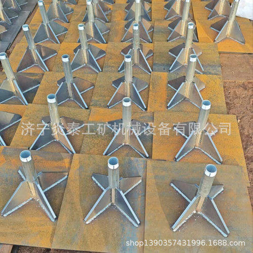500*500*10/8沉降板道路铁路高速公路路基监测桩40/48/89镀锌测杆