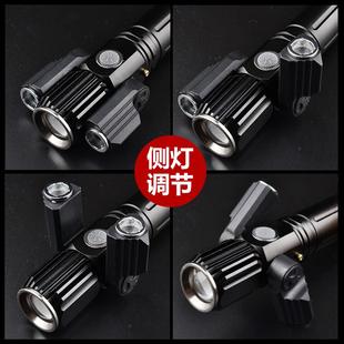 夜骑强光自行车灯车前灯防水自行车手电筒调焦高亮户外骑行探照