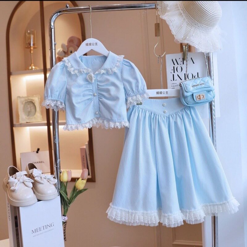 女童套装夏季仙女两件套