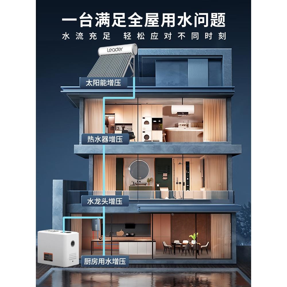 德国进口变频恒压增压泵家用全自动静音全屋抽自来水管道热水器加