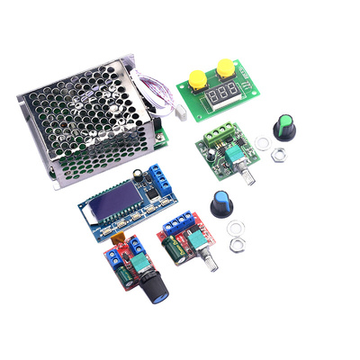 。PWM直流电机调速器2-40V调速开关4000W可控硅LED调光调速模块8A