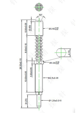 。PH-250-H测试针 替代FNP13-A