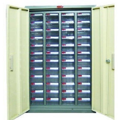 。恒升48格带门带锁元件柜好HS-1412D 645W*280D*990H