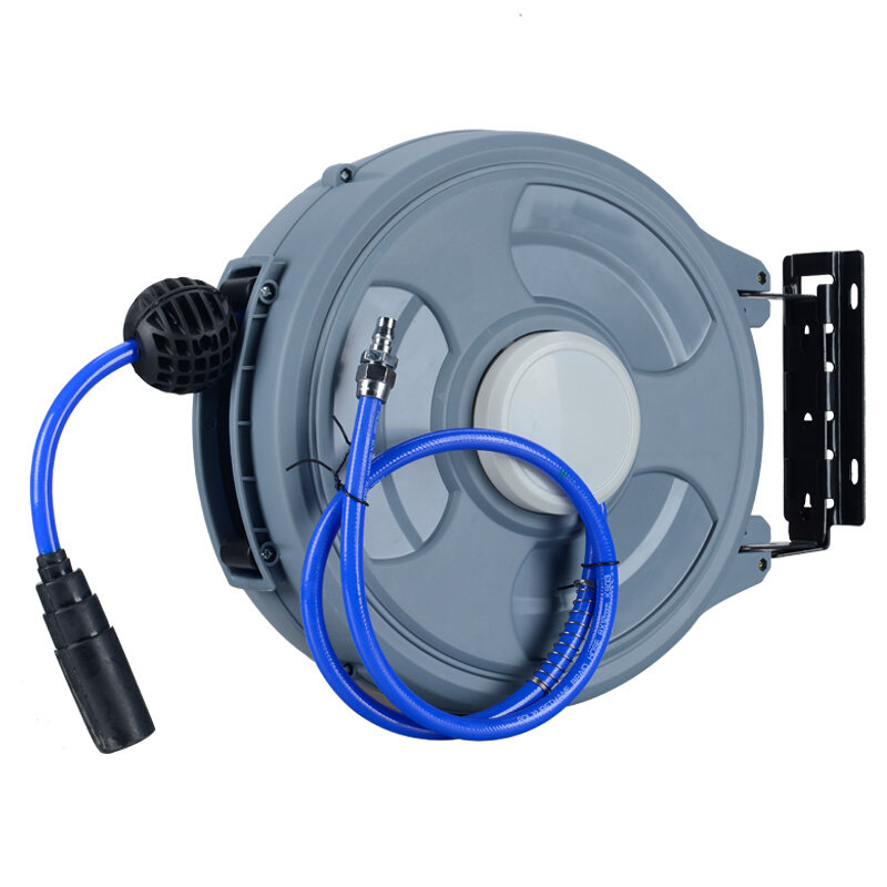 。自动伸缩卷管器高强度汽修PU包纱气管气动工具洗车气鼓绕管器20