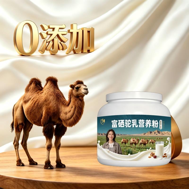 健身富硒驼乳粉早起训练高蛋白护肠胃骆驼营养粉散养100%正品