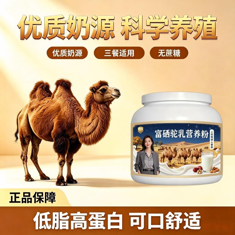 上班族富硒驼乳粉温冲速溶多维温和驼奶冲调粉直供官方品牌纯正