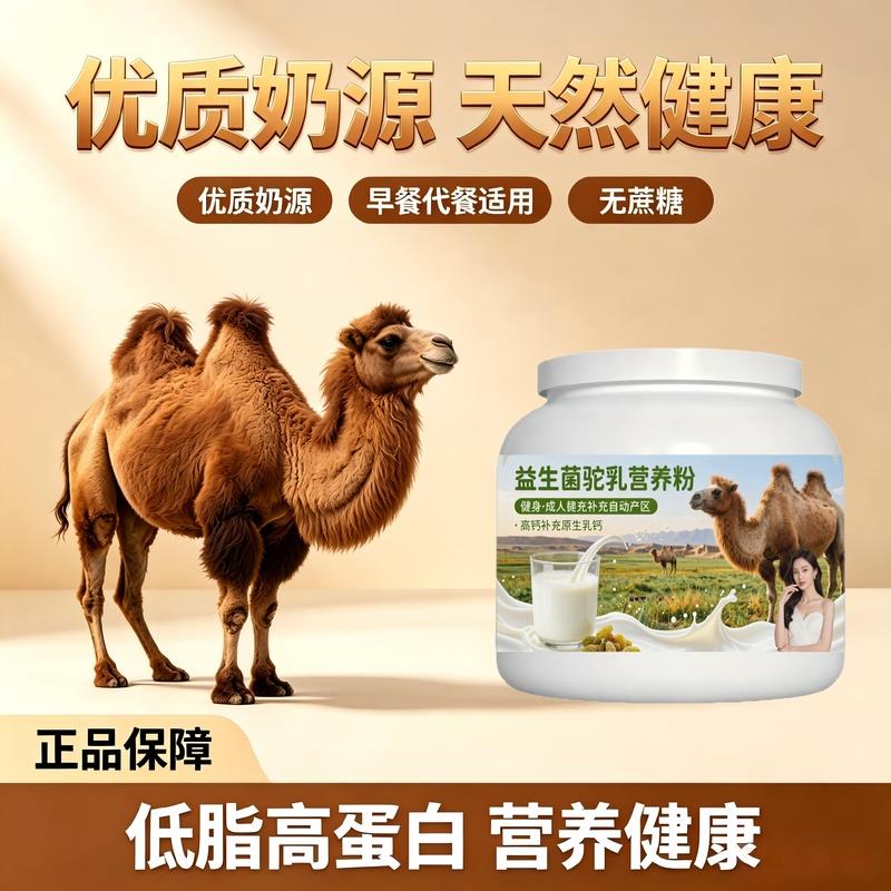 健身补充益生菌驼乳粉健身加餐多维丰富骨骼驼奶冲调粉原产地10