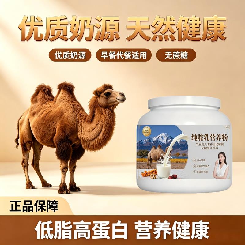 日常营养纯驼乳粉产后恢复多维补钙驼奶粉丰草牧场正品配方