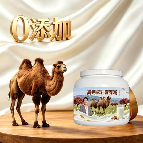 高钙驼乳粉日常冲饮高蛋白全营养驼奶冲调粉牧场官方纯正