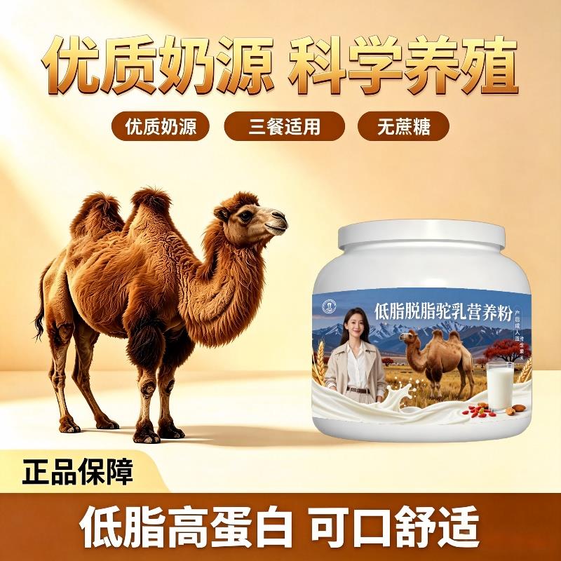驼乳粉日常营养高蛋白均衡营养驼奶粉牧场100%正宗初乳