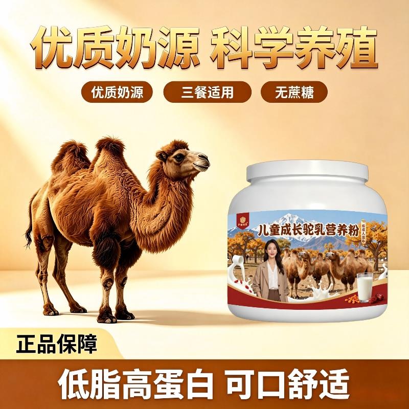 儿童驼乳粉午后加餐多维均衡营养驼奶粉牧场官方认证专用