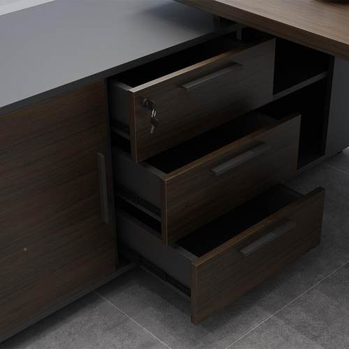 合肥现迈亚老办板公简约代MEKIA-EC板桌式大班台总裁主管桌经理桌