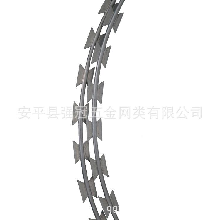 厂家直供监狱ONF防隔离刀区片刺网果园厂滚刀刺护绳喷塑刺条刺刺